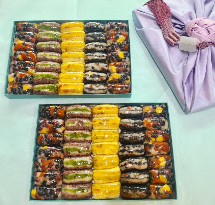 선물용찰떡세트  (1단 35조각)